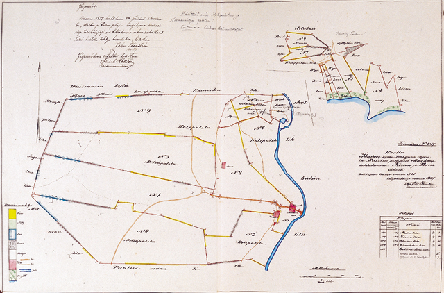 1899 - Ihalan kyln kartta